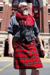 Casual tartan kilt for men – Black Watch design