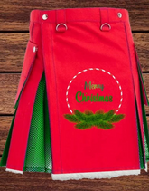 Christmas Kilt For Women