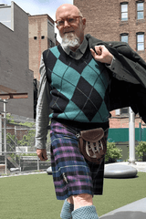 Formal tartan kilt for men with Prince Charlie jacket – wedding attire