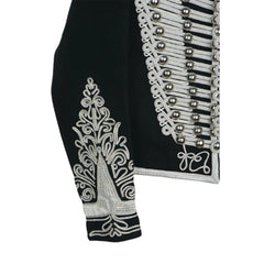 Hussar Jacket Black Top Military Uniform Tunic - Scottish Kilt Jacket™ USA-UK