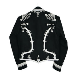 Hussar Jacket Black Top Military Uniform Tunic - Scottish Kilt Jacket™ USA-UK