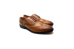 SCOTTISH LUXURY DAY BROGUES IN BROWN FOR MEN - scottish kilt jacket