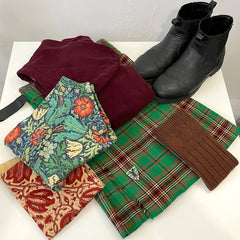 Irish National tartan kilt on male model – heritage Irish outfit