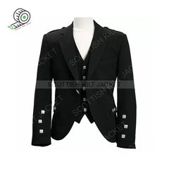 Argyle Kilt Jacket With Vest Scottish