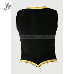 Black Highland Dancing Waistcoat Vests