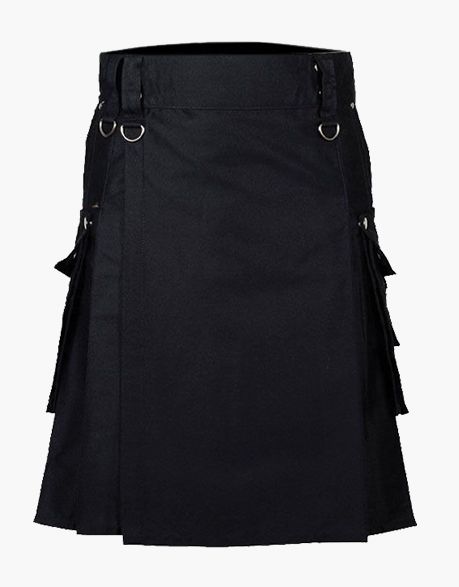 Dark Gothic Gothic Punk Rock Utility Kilt - Scottish Kilt Jacket™ USA-UK