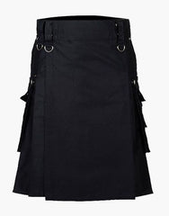 Dark Gothic Gothic Punk Rock Utility Kilt - Scottish Kilt Jacket™ USA-UK
