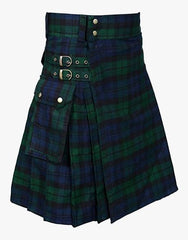 Utility Kilt Black Watch - scottish kilt jacket