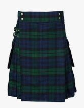 Utility Kilt Black Watch - scottish kilt jacket