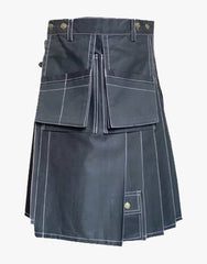 KILT BLACK WORKING - Scottish Kilt Jacket™ USA-UK