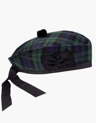 Black Watch Tartan Glam Garry Hat - Scottish Kilt Jacket™ USA-UK