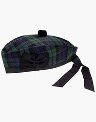 Black Watch Tartan Glam Garry Hat - Scottish Kilt Jacket™ USA-UK