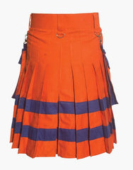The Orange Utility Kilt Firefighter - Scottish Kilt Jacket™ USA-UK