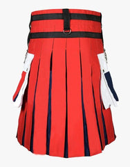 Hybrid Kilt French Flag Patriot Utility - Scottish Kilt Jacket™ USA-UK