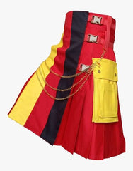 Germany's Gothic Kilt Flag - Scottish Kilt Jacket™ USA-UK