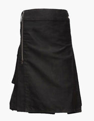 Gothic Style Black Practicality Kilt - Scottish Kilt Jacket™ USA-UK