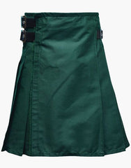 ROUGH EDGES ON A GREEN KILT - Scottish Kilt Jacket™ USA-UK