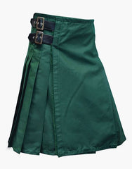 ROUGH EDGES ON A GREEN KILT - Scottish Kilt Jacket™ USA-UK