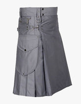 KILT GREY CARGO - Scottish Kilt Jacket™ USA-UK