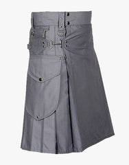 KILT GREY CARGO - Scottish Kilt Jacket™ USA-UK