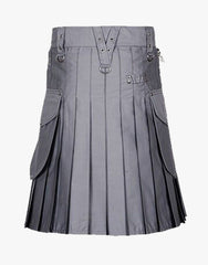 KILT GREY CARGO - Scottish Kilt Jacket™ USA-UK