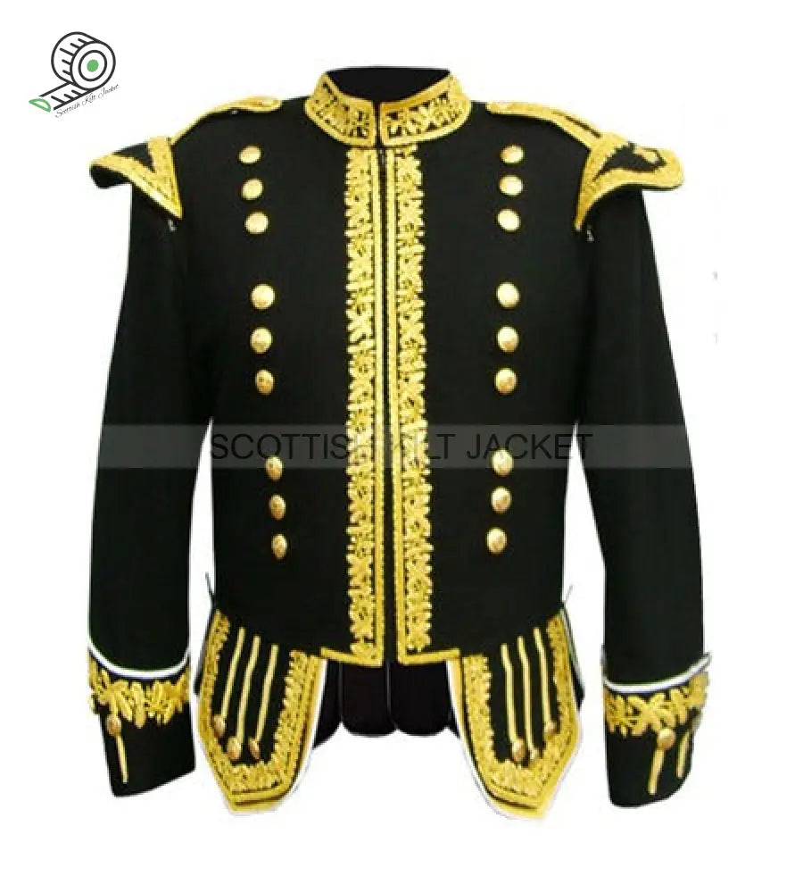 Hand-Embroidered Gold Bullion Royal Doublet Embroidery Jacket