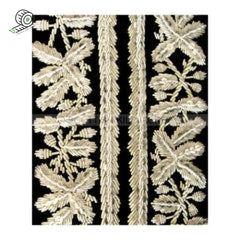 Hand-Embroidered Silver Bullion Royal Doublet Embroidery Jacket