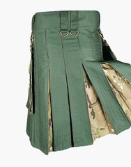 CAMO HYBRID KILT HUNTING - scottish kilt jacket