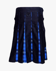 BLACK KILT HYBRID - scottish kilt jacket