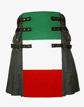 Italian Flag Kilt - Scottish Kilt Jacket™ USA-UK