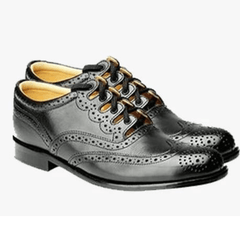 SHOES WITH LEATHER EXECUTIVE GHILLIE BROGUE - Scottish Kilt Jacket™ USA-UK
