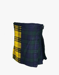 NEW DESIGN TARTAN KILT WOMENS IN YELLOW AND BLACK - Scottish Kilt Jacket™ USA-UK