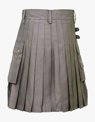 Contemporary Gray Utility Kit - Scottish Kilt Jacket™ USA-UK