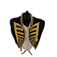 Napoleonic Regency Naval Admiral's Frock Coat with Waistcoat - Scottish Kilt Jacket™ USA-UK