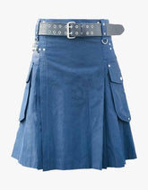 KILT NAVY BLUE UTILITY - Scottish Kilt Jacket™ USA-UK