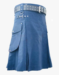 KILT NAVY BLUE UTILITY - Scottish Kilt Jacket™ USA-UK