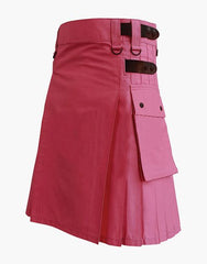 KILT PINK UTILITY - Scottish Kilt Jacket™ USA-UK