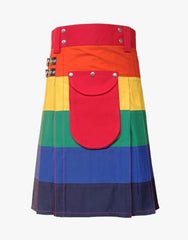 RAINBOW HYBRID KILT PRIDE - Scottish Kilt Jacket™ USA-UK