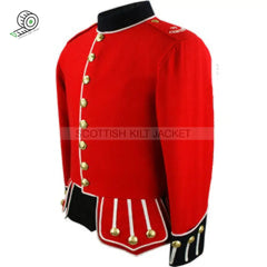Red Blazer Pipe Band Doublet - Queen’s Own Cameron Highlanders Of Canada Jacket