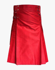 RED CARGO KILT MENS - Scottish Kilt Jacket™ USA-UK