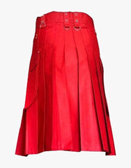 RED CARGO KILT MENS - Scottish Kilt Jacket™ USA-UK