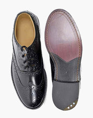 SHOES WITH LEATHER EXECUTIVE GHILLIE BROGUE - Scottish Kilt Jacket™ USA-UK