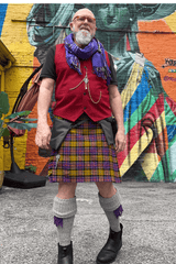 Traditional Highland kilt for men in tartan fabric – Scottish formal wear