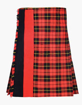 Black and red cotton wallace hybrid kilt - Scottish Kilt Jacket™ USA-UK