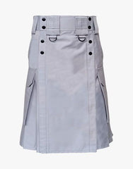 TACTICAL DUTY WHITE KILTS - Scottish Kilt Jacket™ USA-UK