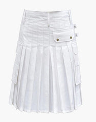 KILT WHITE UTILITY - Scottish Kilt Jacket™ USA-UK
