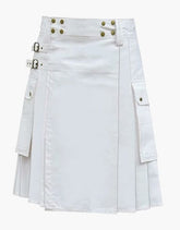 KILT WHITE UTILITY - Scottish Kilt Jacket™ USA-UK