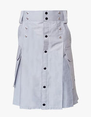 TACTICAL DUTY WHITE KILTS - Scottish Kilt Jacket™ USA-UK