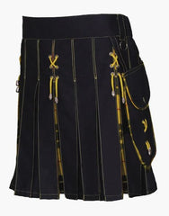 BLACK WOMEN WITH LEWIS TARTAN HYBRID KILT MACLEOD - Scottish Kilt Jacket™ USA-UK