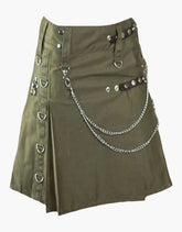 UTILITY KILT FOR WOMEN WITH LEATHER STRAPS - Scottish Kilt Jacket™ USA-UK